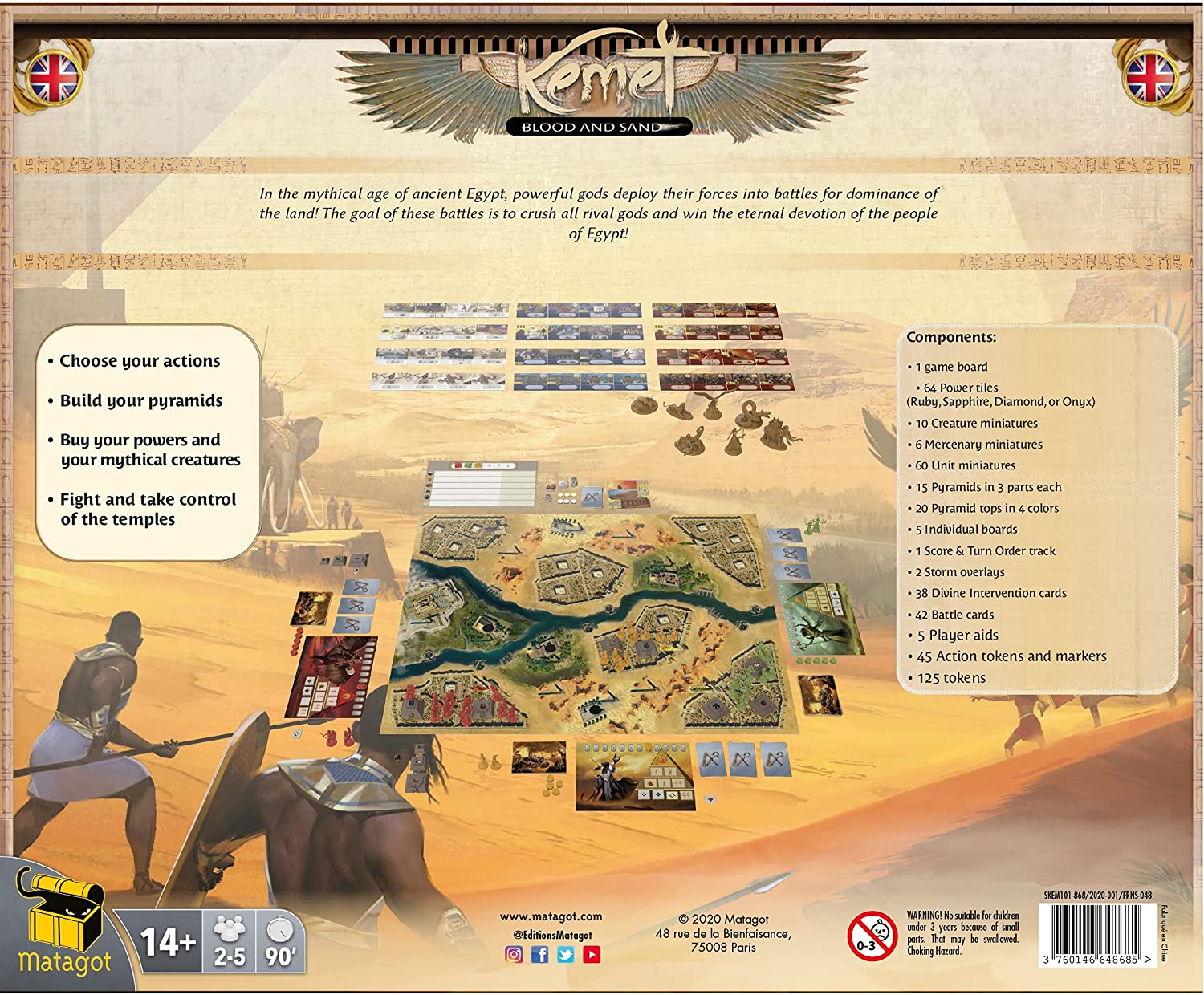 Kemet Blood and Sand Base Game